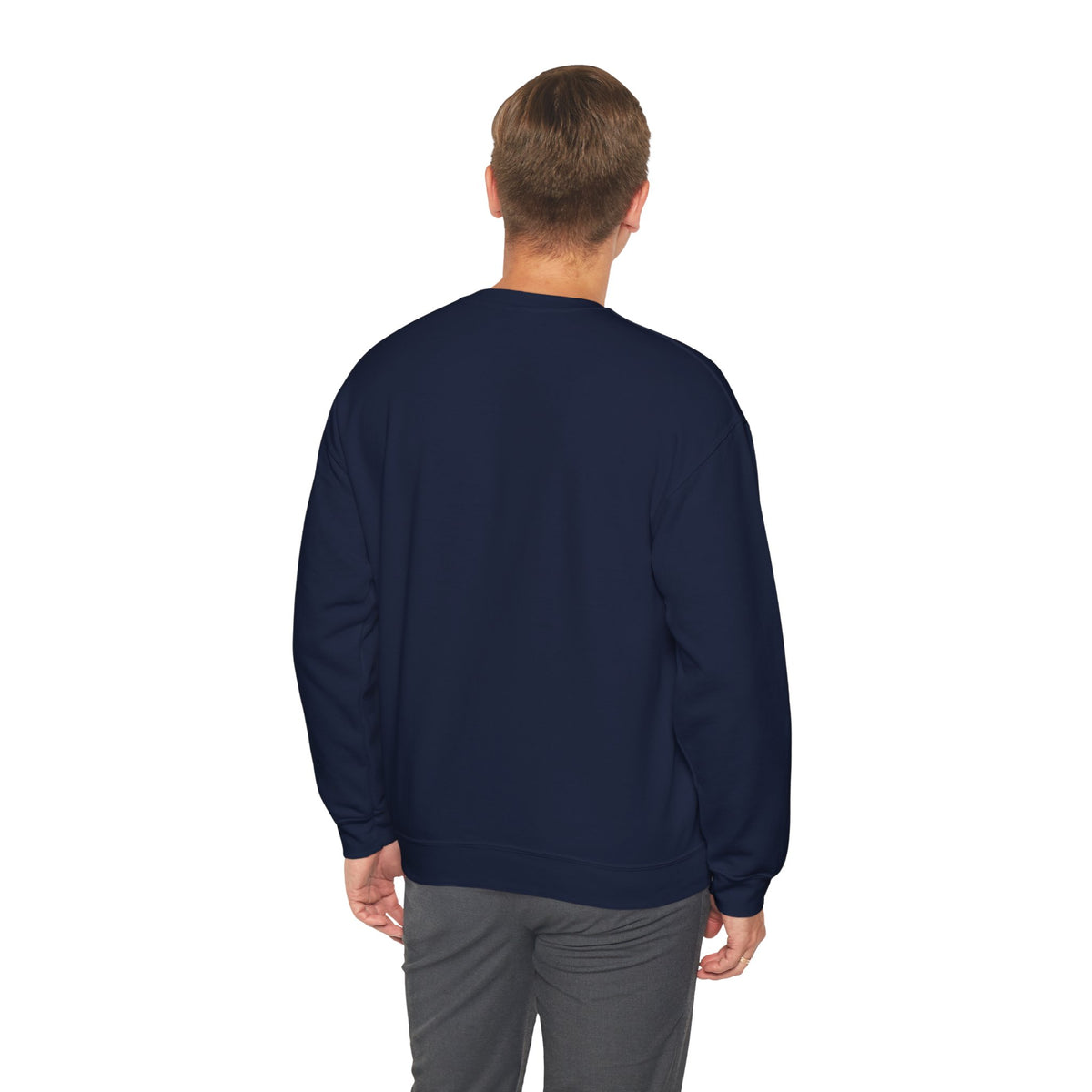 Motivational Crewneck Sweatshirt — "No Excuses, Just Action"