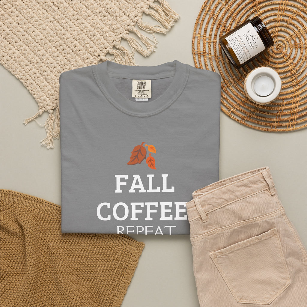 Fall Coffee Repeat T-Shirt