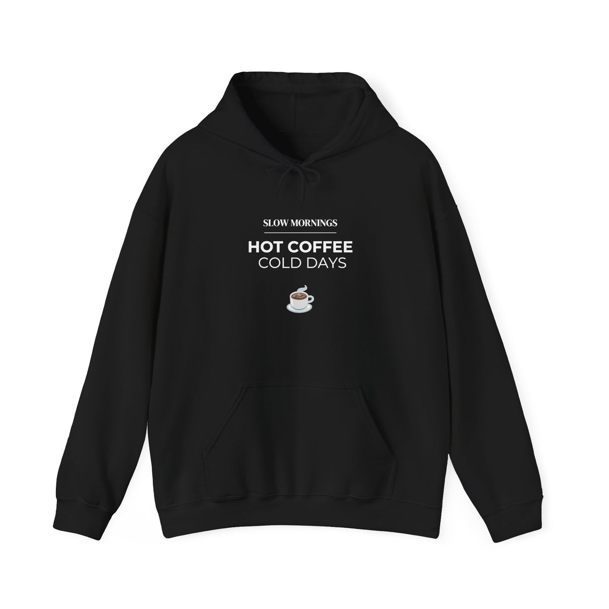 Coffee Cup Hoodie — Minimal Cozy Coffee Lover Pullover