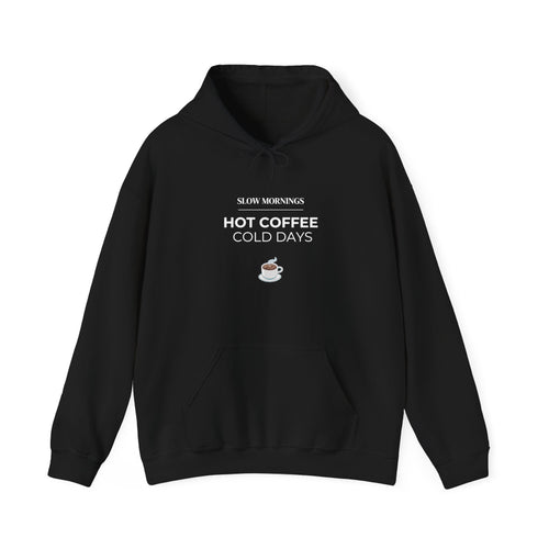 Coffee Cup Hoodie — Minimal Cozy Coffee Lover Pullover