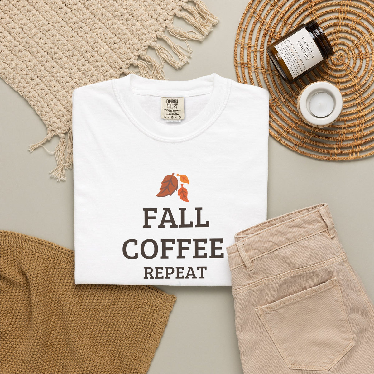 Fall Coffee Repeat T-Shirt