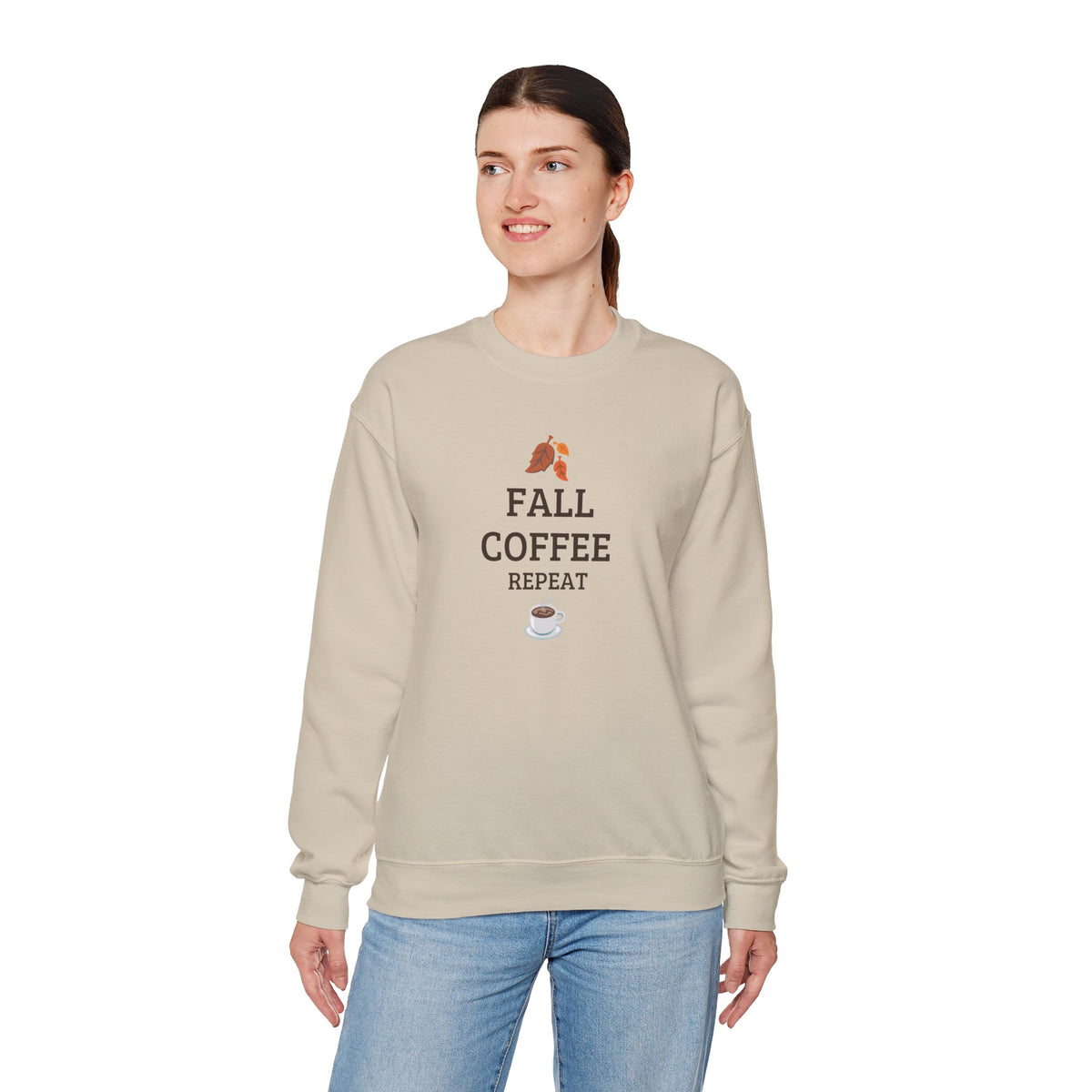 Motivational Crewneck Sweatshirt — "No Excuses, Just Action"