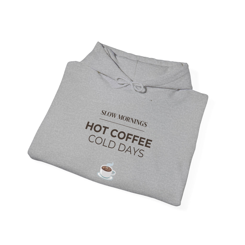 Coffee Cup Hoodie — Minimal Cozy Coffee Lover Pullover