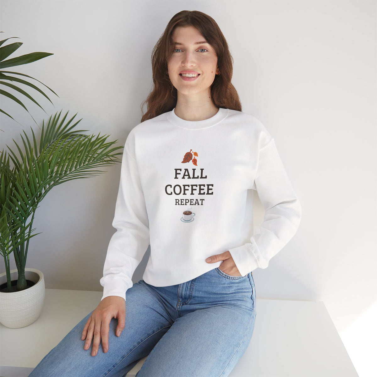 Motivational Crewneck Sweatshirt — "No Excuses, Just Action"