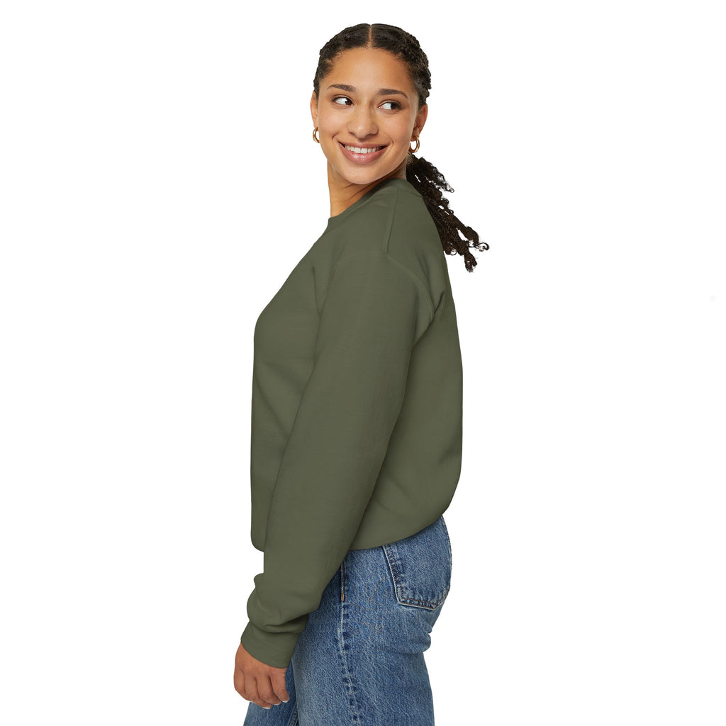 Coffee First Autumn Crewneck Sweatshirt — "Coffee First, Autumn Always" Cozy Fall Pullover