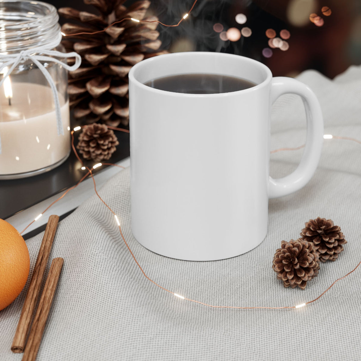 Coffee Days Ceramic Mug – "Hot Coffee, Cold Days" 11oz & 15oz