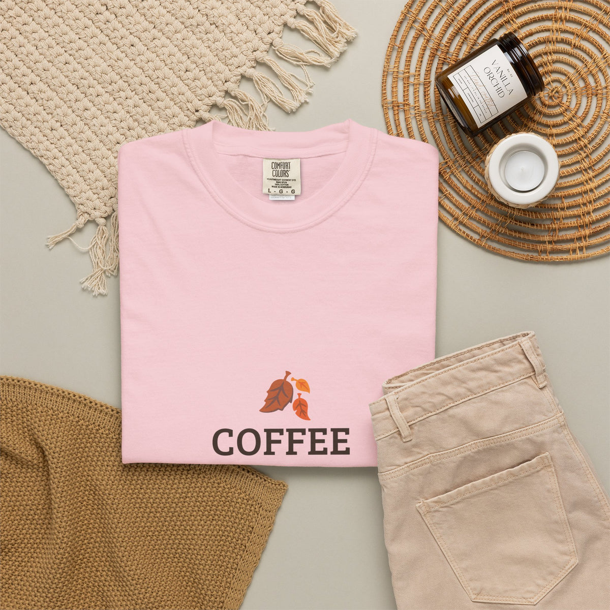 Coffee First Autumn T-Shirt — "Coffee First, Autumn Always" Graphic Tee