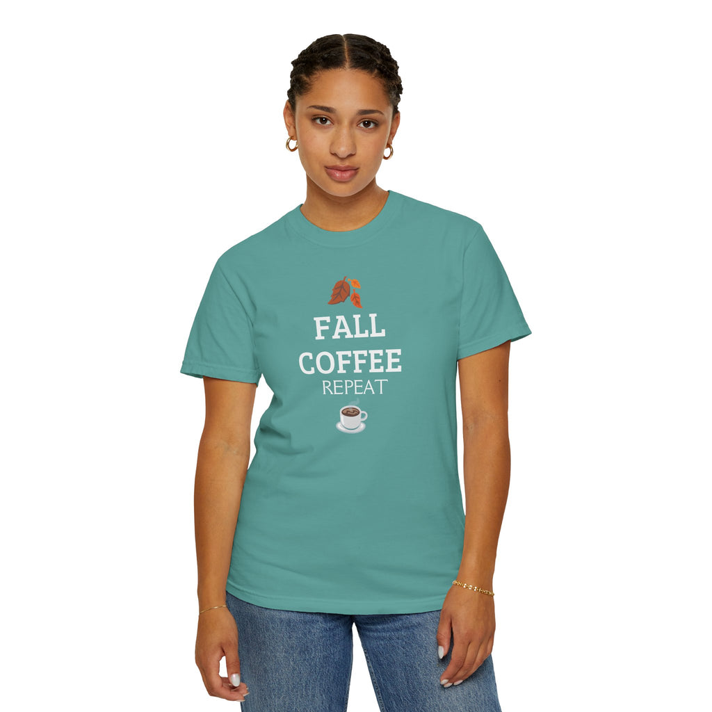 Fall Coffee Repeat T-Shirt