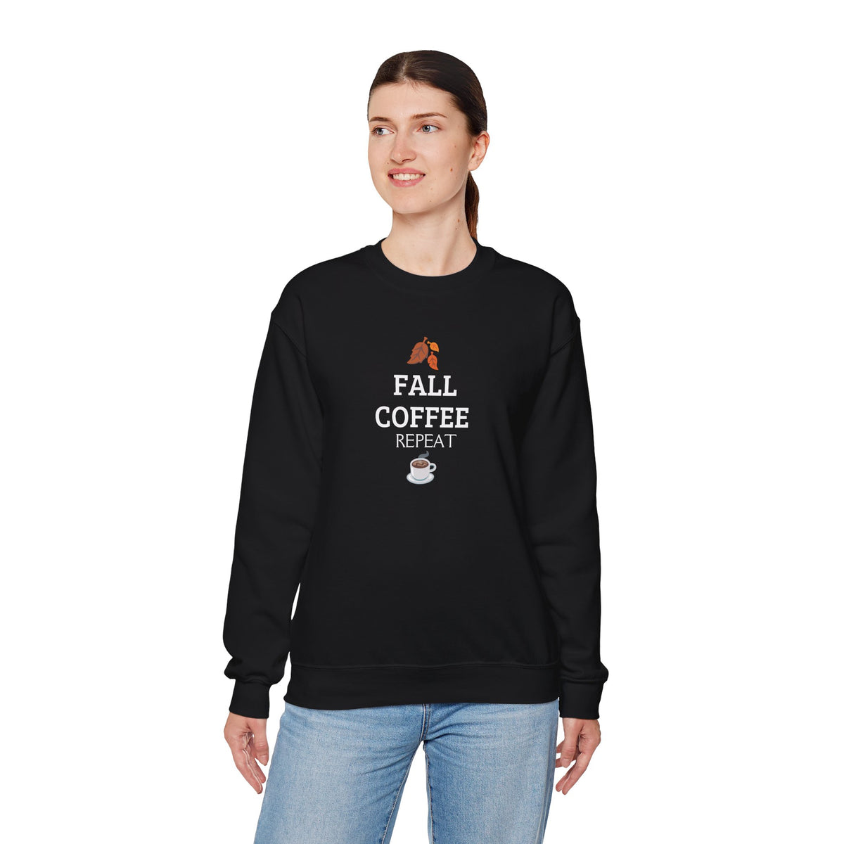 Motivational Crewneck Sweatshirt — "No Excuses, Just Action"
