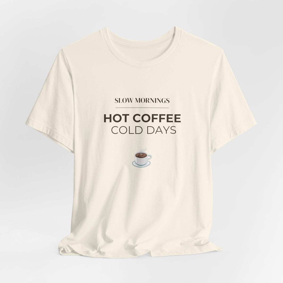 Coffee Cup Tee — Minimal Cute Espresso Shirt