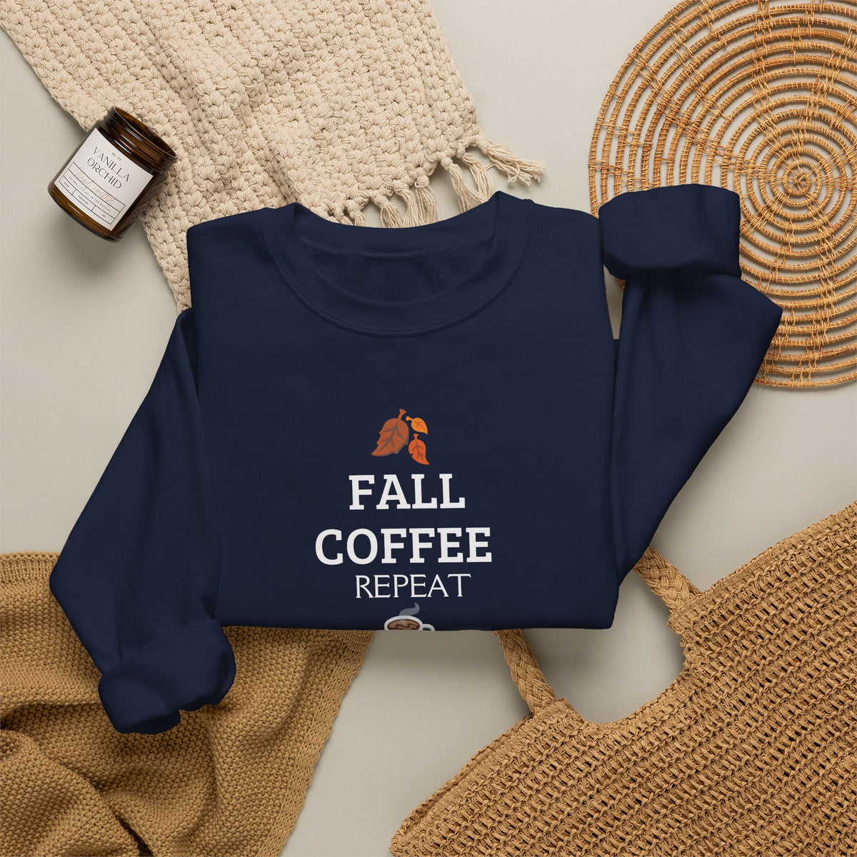 Motivational Crewneck Sweatshirt — "No Excuses, Just Action"