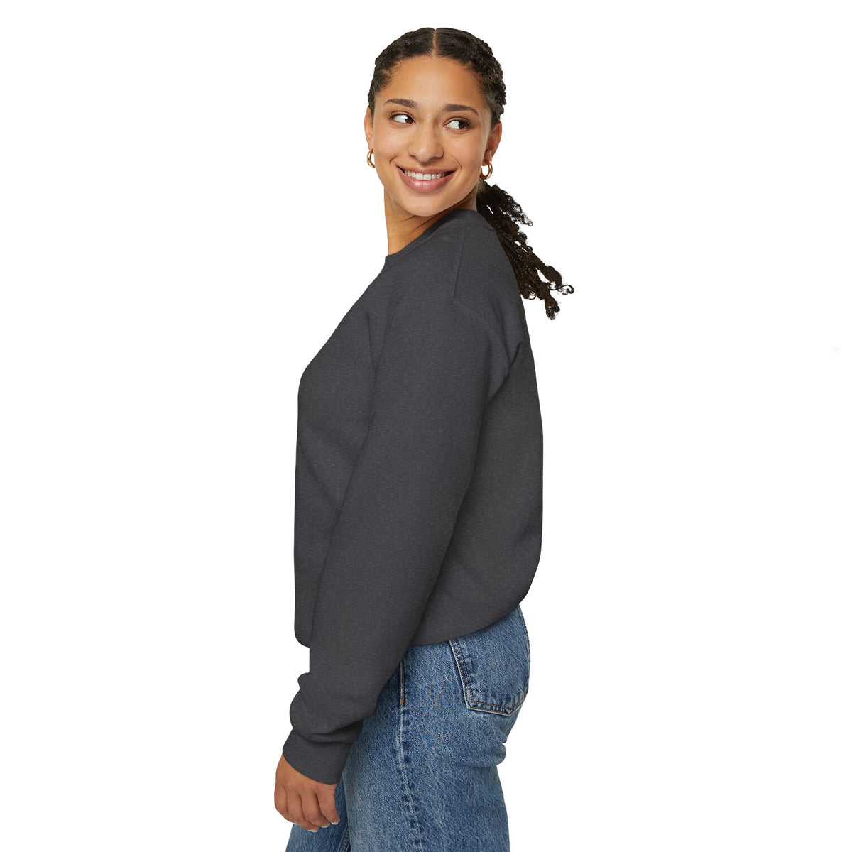 Coffee First Autumn Crewneck Sweatshirt — "Coffee First, Autumn Always" Cozy Fall Pullover