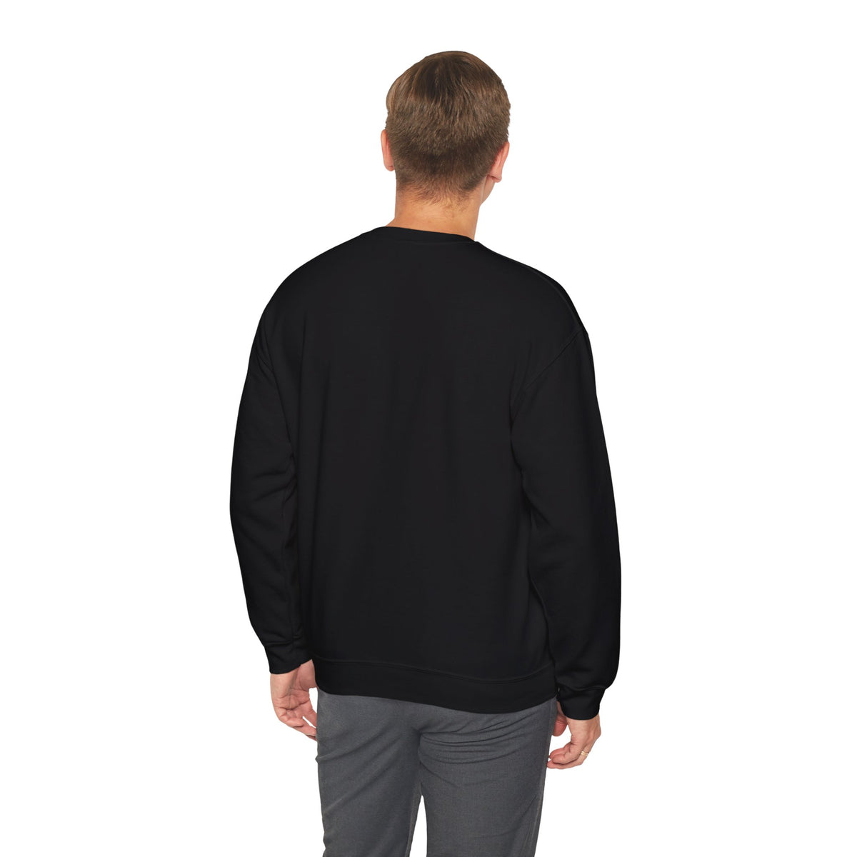 Motivational Crewneck Sweatshirt — "No Excuses, Just Action"