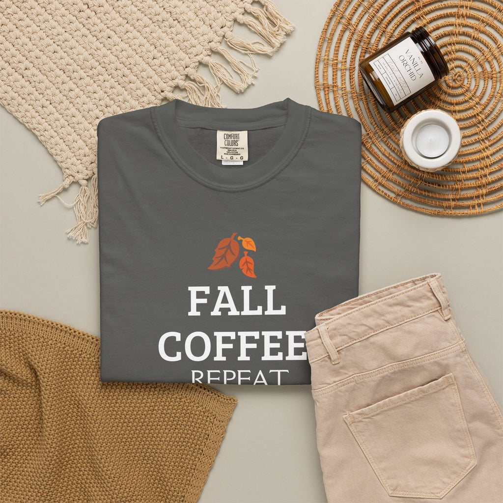 Fall Coffee Repeat T-Shirt