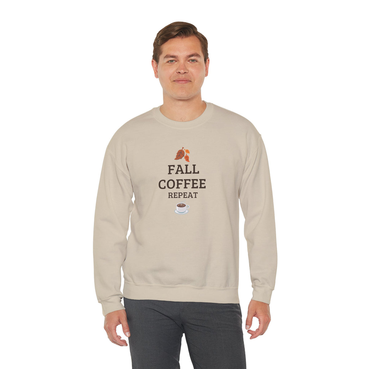 Motivational Crewneck Sweatshirt — "No Excuses, Just Action"