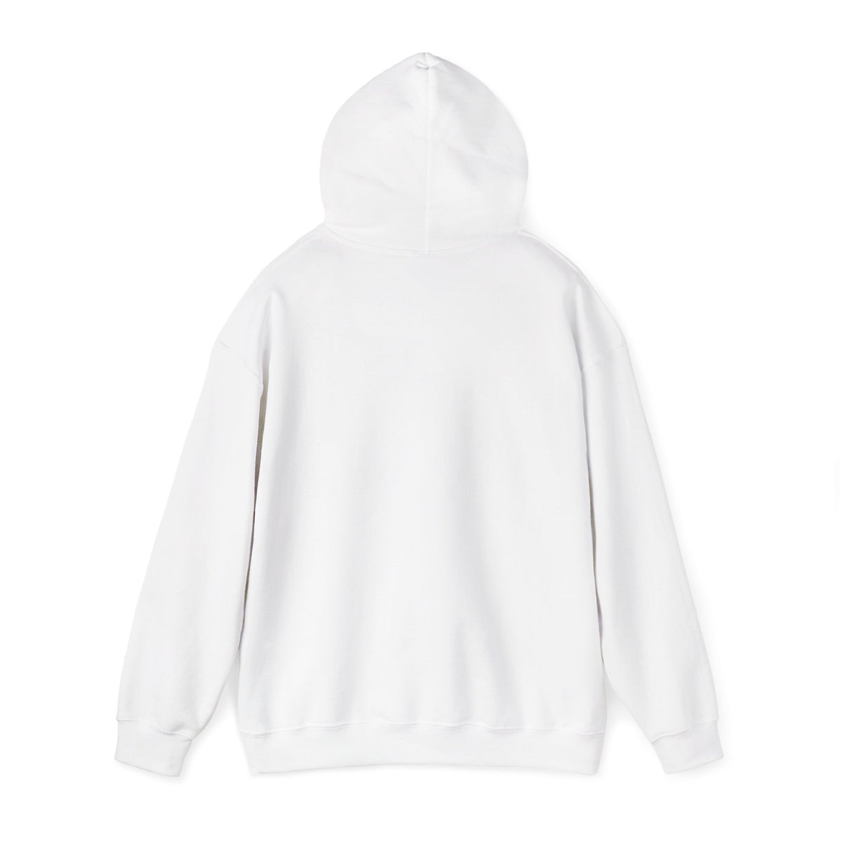 No Excuses, Just Action Hoodie — Motivational White Pullover for Fitness & Productivity