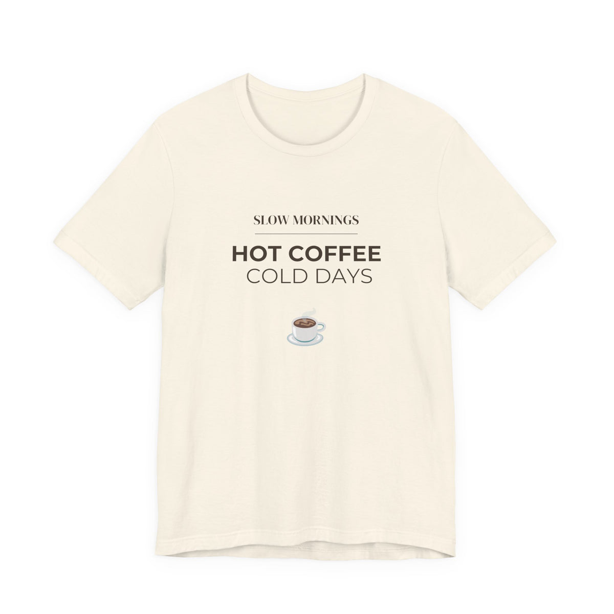 Coffee Cup Tee — Minimal Cute Espresso Shirt