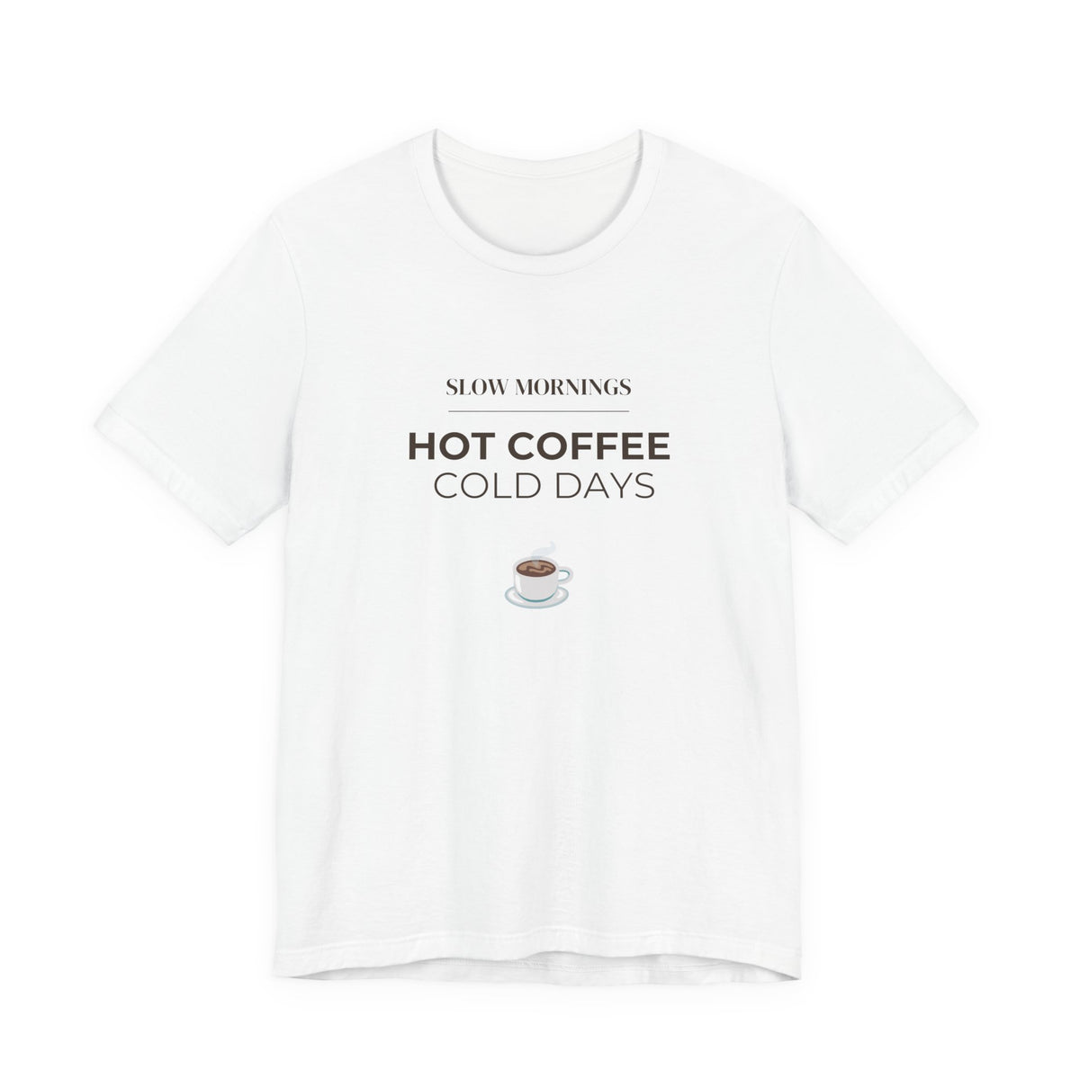 Coffee Cup Tee — Minimal Cute Espresso Shirt