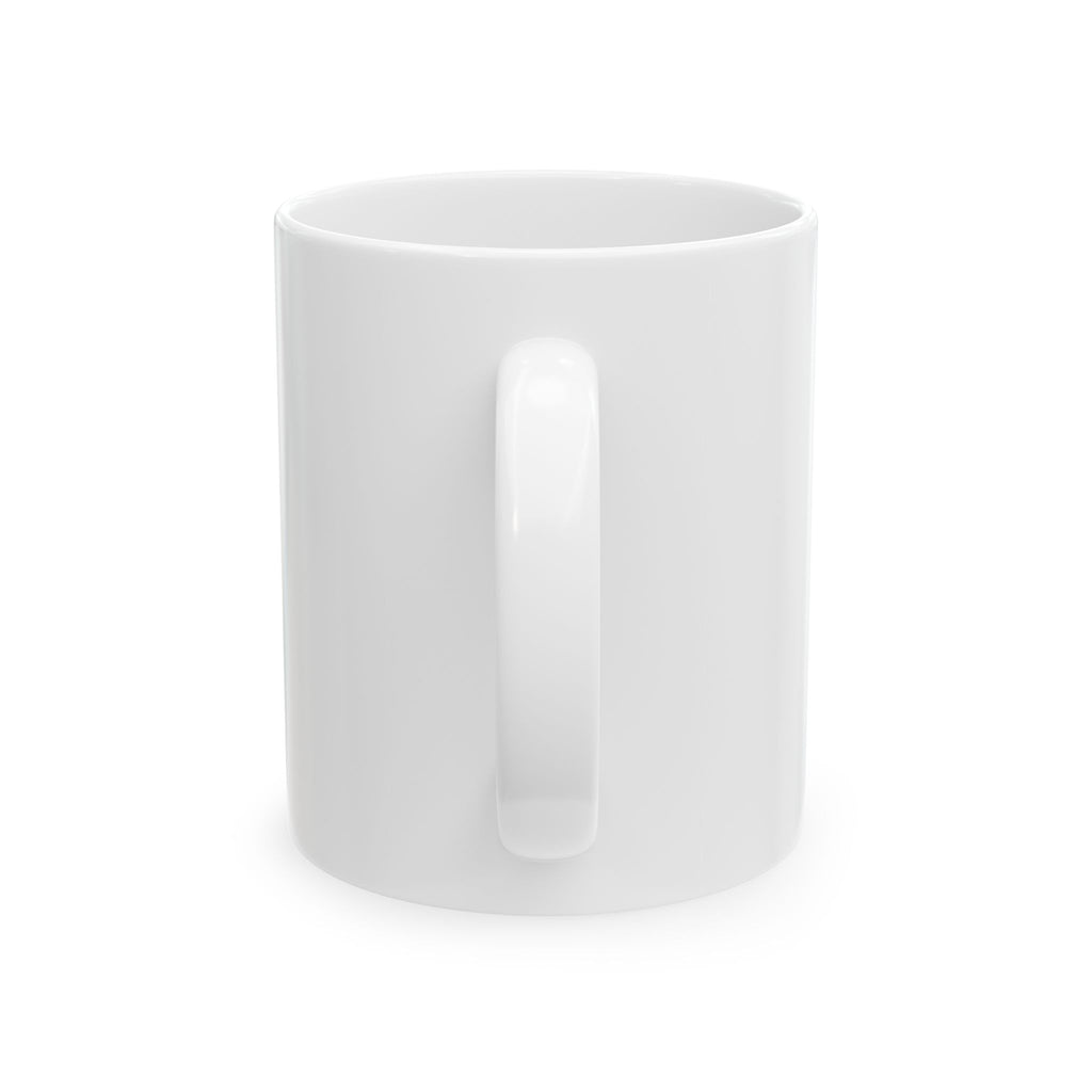 Motivational Ceramic Mug - "No Excuses, Just Action" Coffee Cup (11oz/15oz)