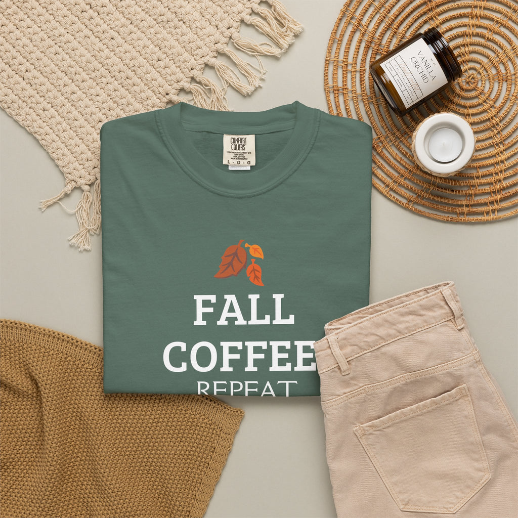 Fall Coffee Repeat T-Shirt