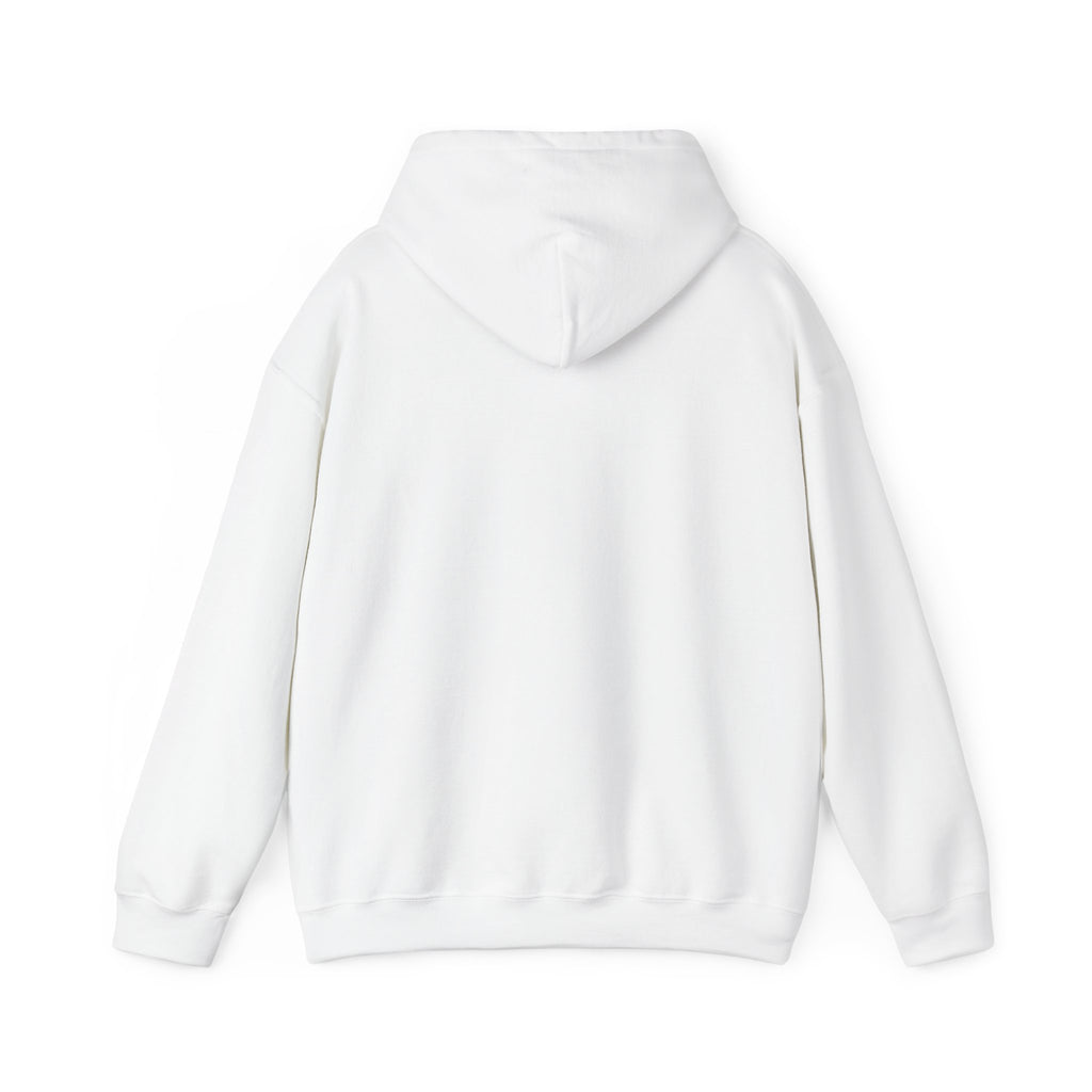 No Excuses, Just Action Hoodie — Motivational White Pullover for Fitness & Productivity