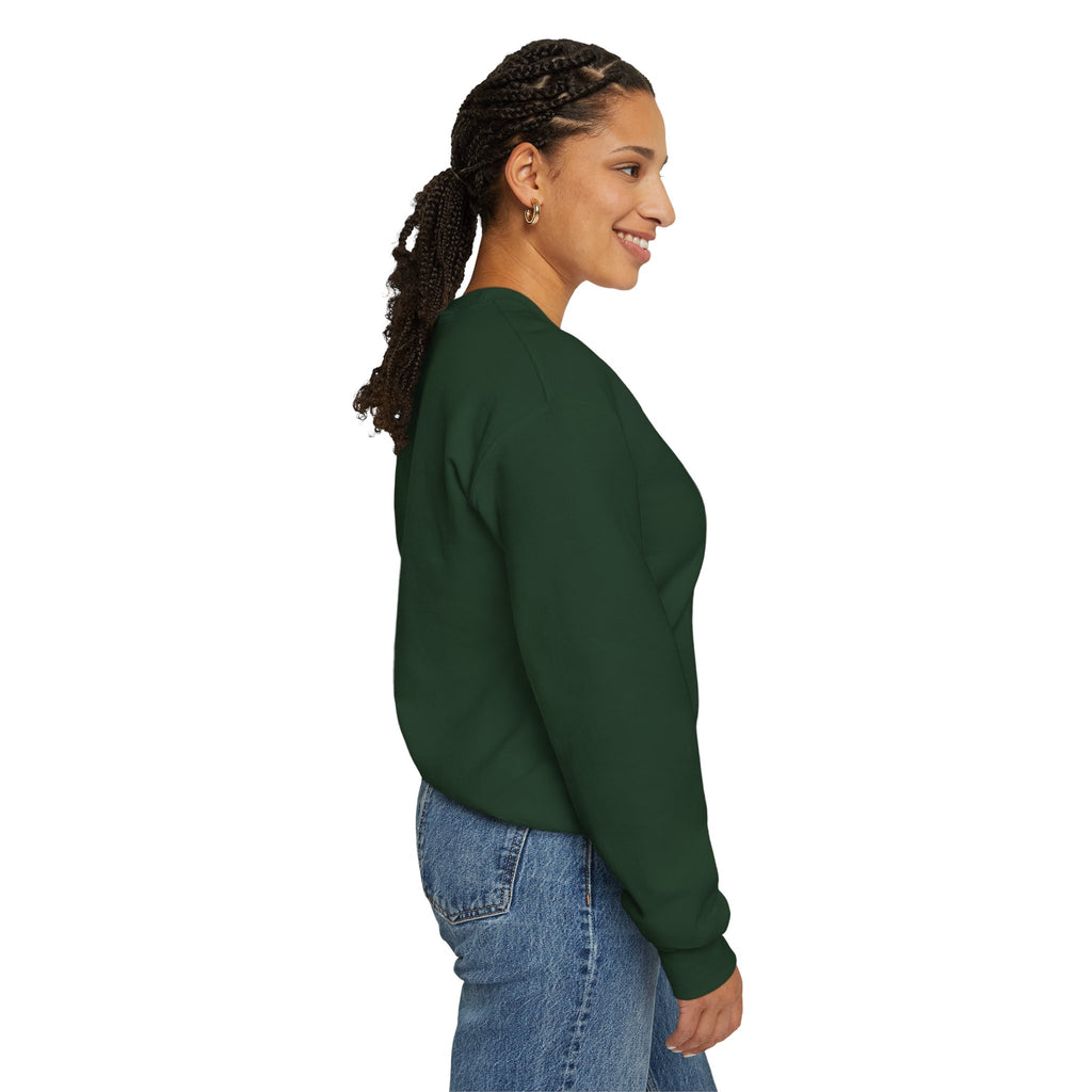 Coffee First Autumn Crewneck Sweatshirt — "Coffee First, Autumn Always" Cozy Fall Pullover