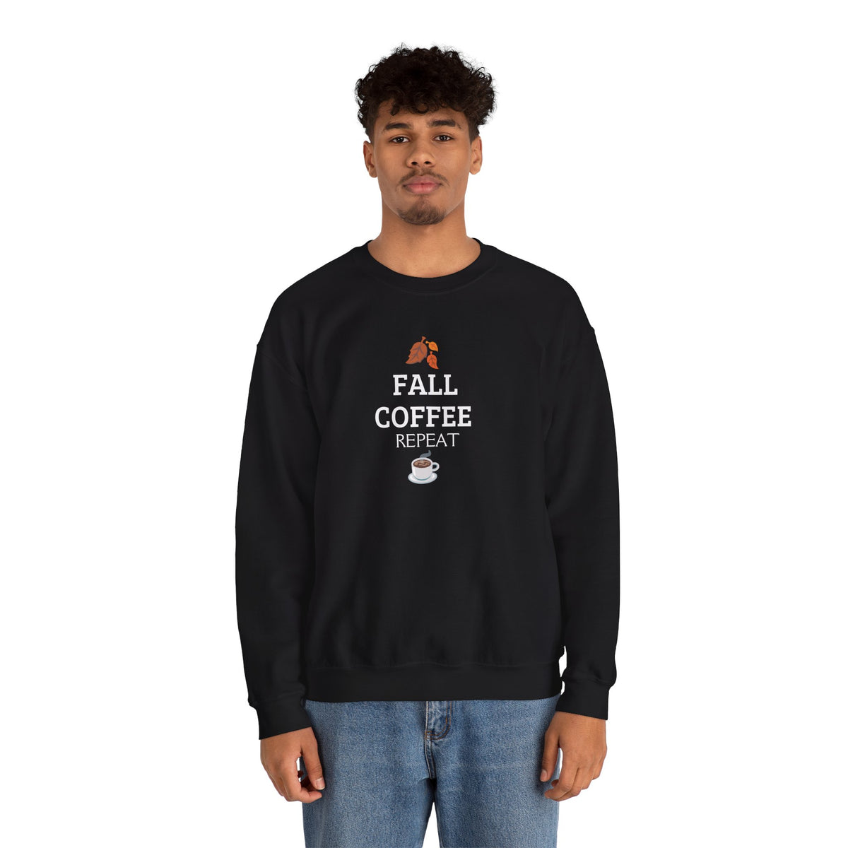 Motivational Crewneck Sweatshirt — "No Excuses, Just Action"