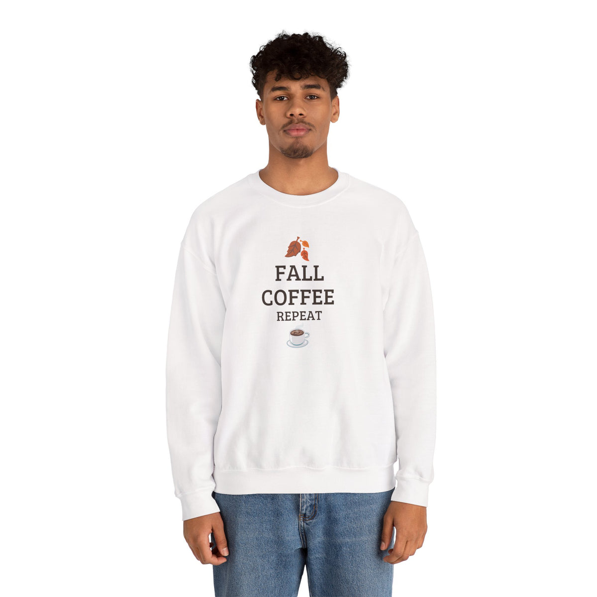 Motivational Crewneck Sweatshirt — "No Excuses, Just Action"