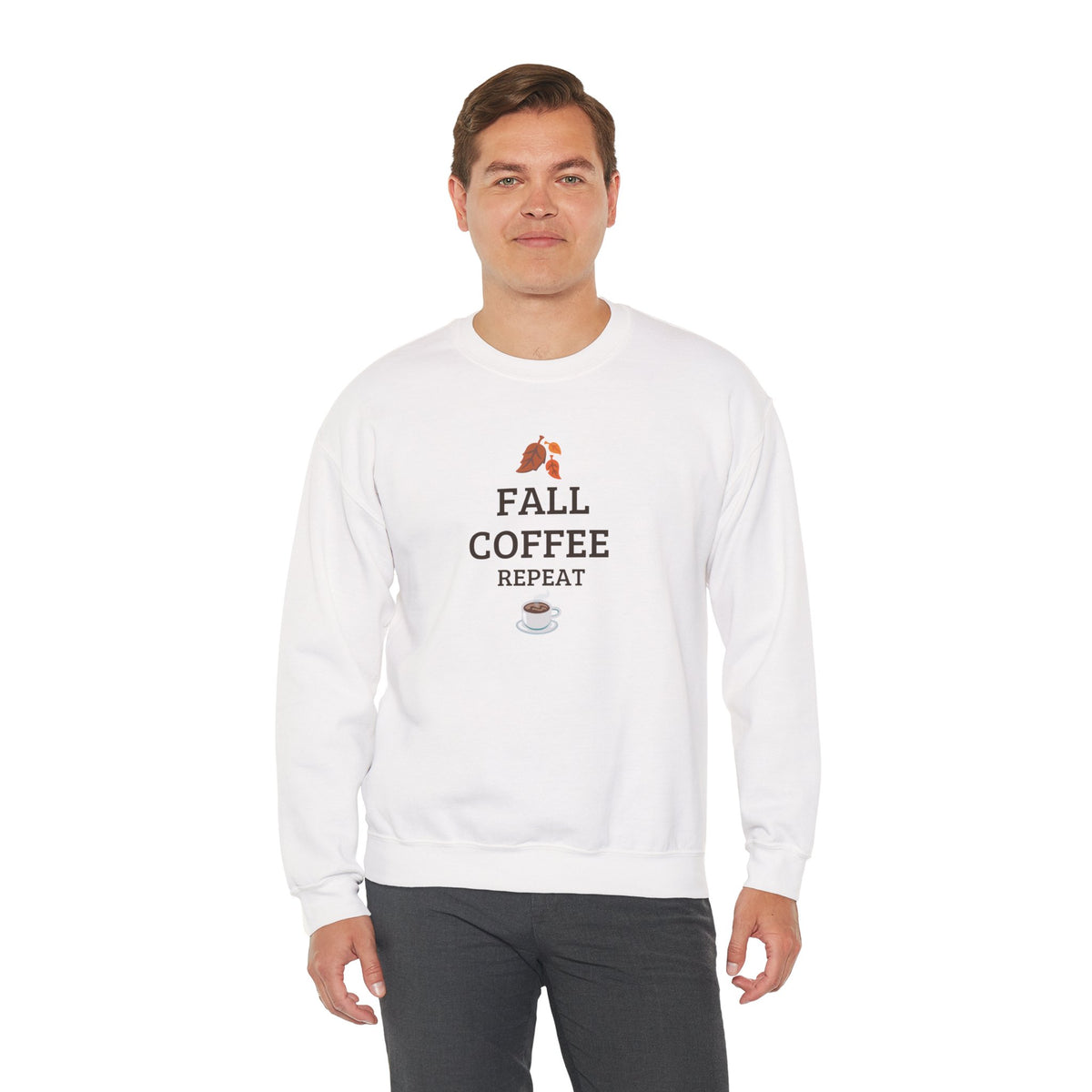 Motivational Crewneck Sweatshirt — "No Excuses, Just Action"
