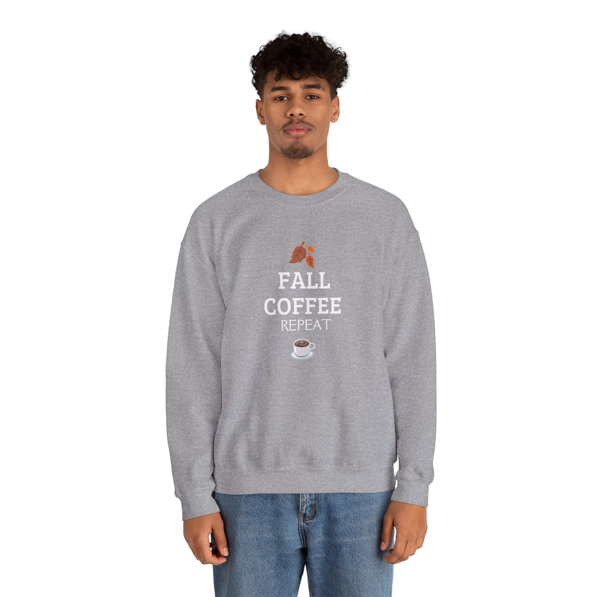 Motivational Crewneck Sweatshirt — "No Excuses, Just Action"