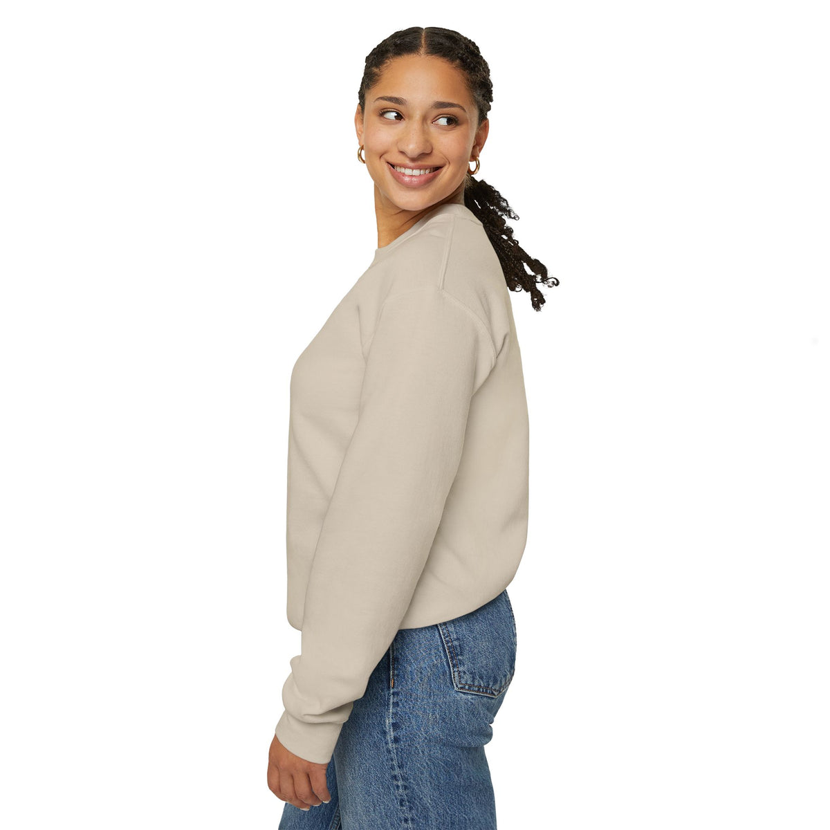 Coffee First Autumn Crewneck Sweatshirt — "Coffee First, Autumn Always" Cozy Fall Pullover